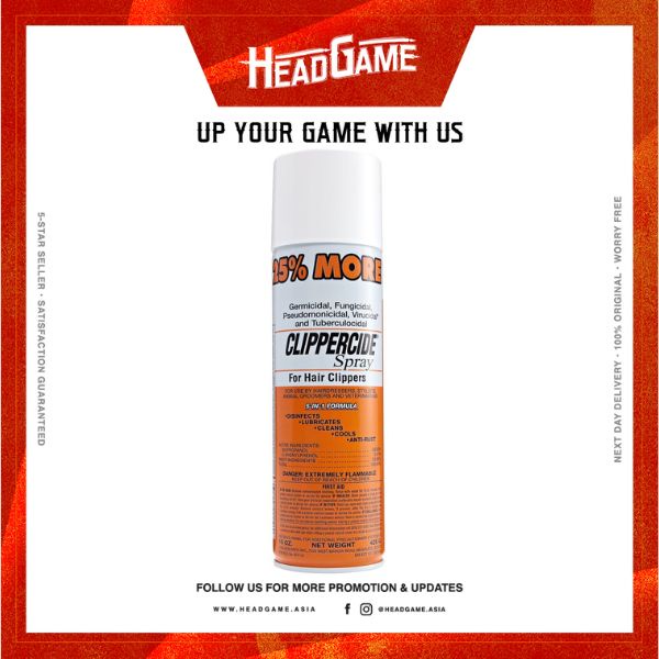 Clippercide Disinfectant & Lubricating Spray For Clipper Blade (425g