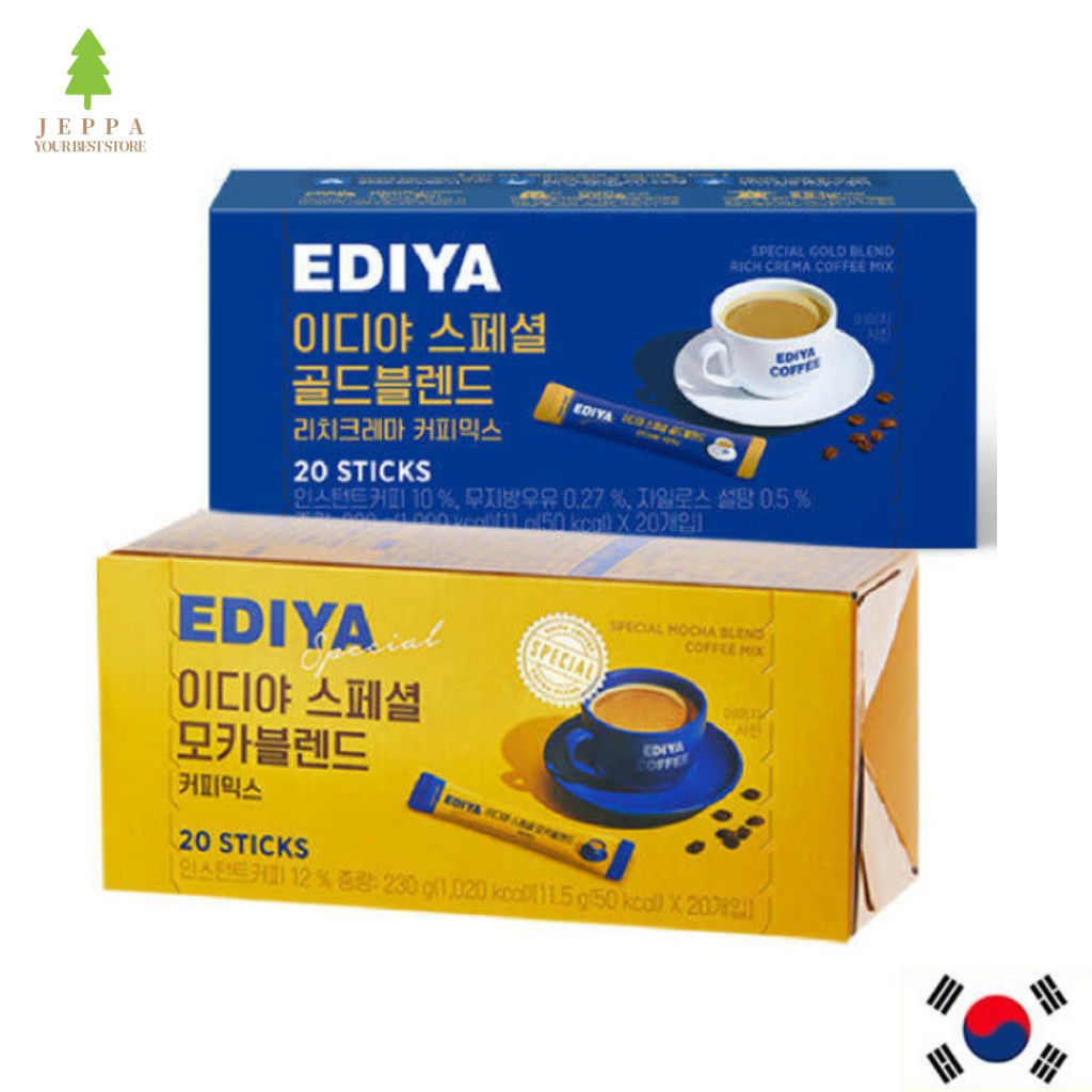 [Ediya] Ediya Special Coffee Mix 20sticks Mocha Blend Gold Blend Korean ...