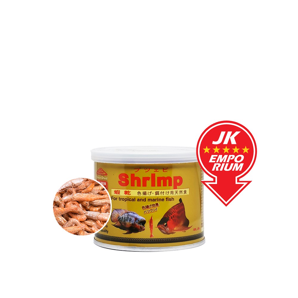 Futian Freeze Dried Shrimp KrillE Udang Kering Arowana Flowerhorn Red