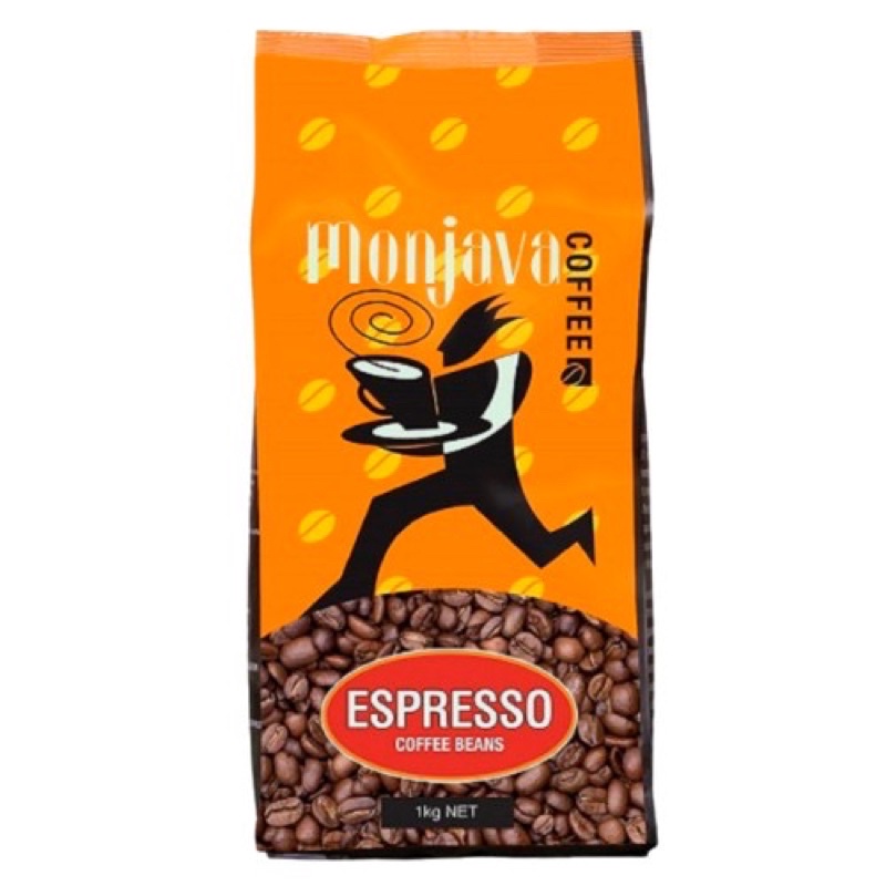 Monjava Coffee Beans Espresso 1kg, 100% Arabica Coffee Whole Beans ...