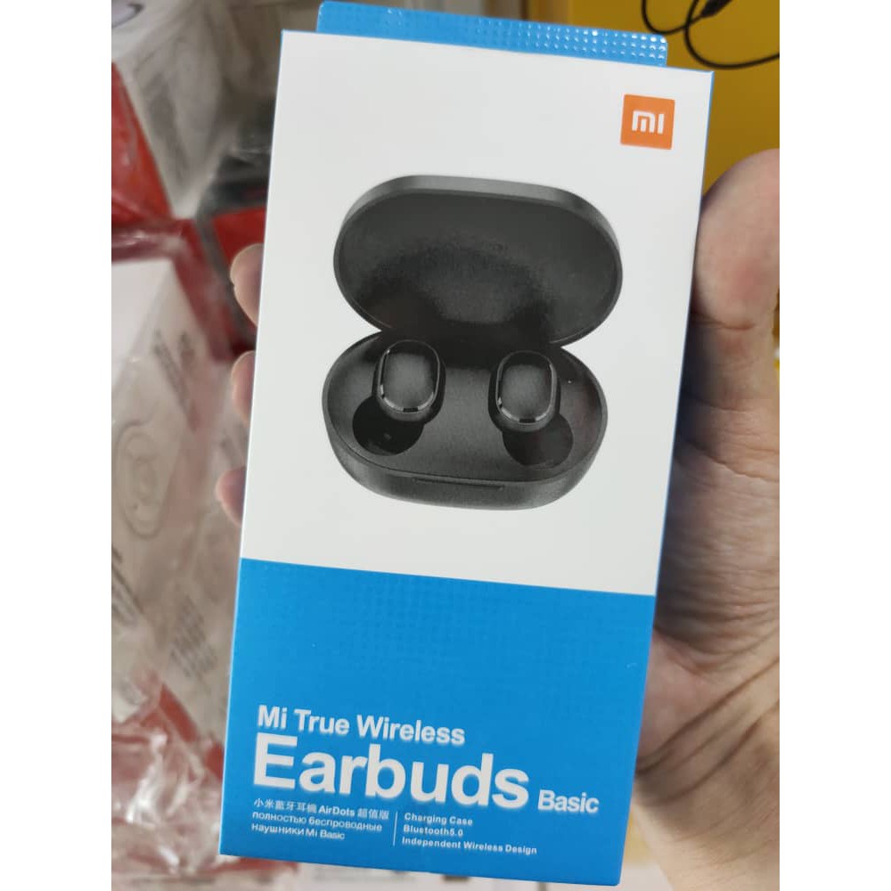 Ready Stock Xiaomi Mi True High Quality Waterproof Wireless Earbuds Basic Stereo BT Earphone with Bluetooth 5.0 Black Shopee Malaysia