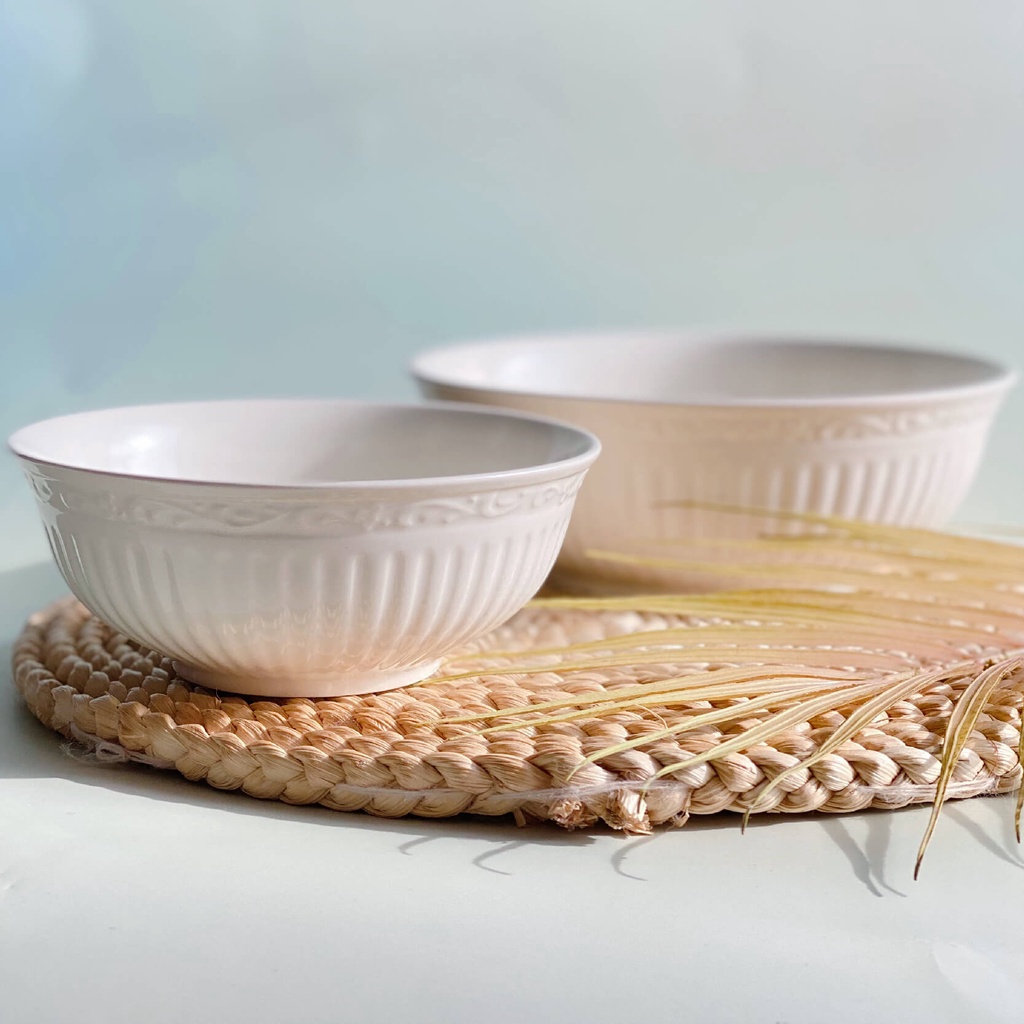 Mikasa Italian Stoneware 6" 7" Dinner Bowl Microwave Safe Dinnerware