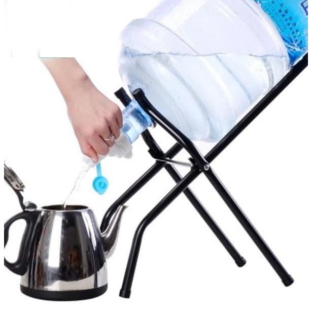 Portable Gallon Rack High Gallon Rack Folding Iron+Faucet Drink ...