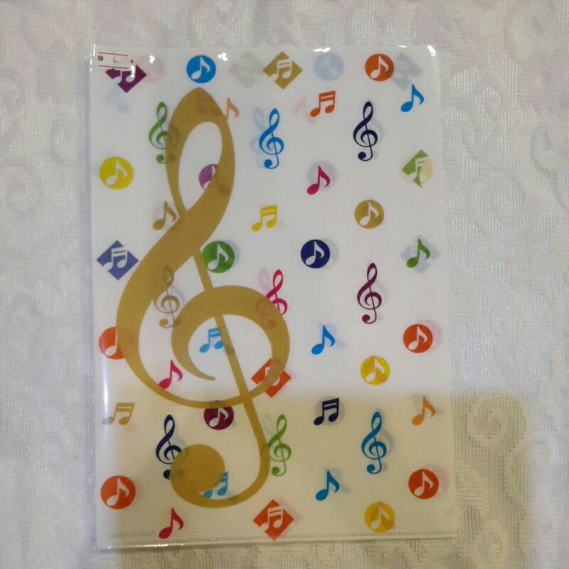 Music Notes A4 Size Docement File Folder | Shopee Malaysia