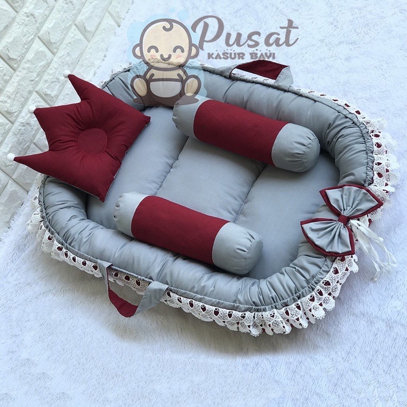 Baby Nest Lace Mattress+Ribbon Shopee Malaysia