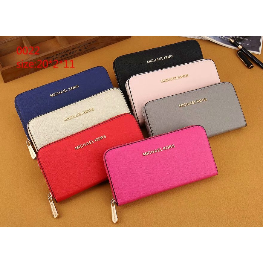 Mk shop zipper wallet