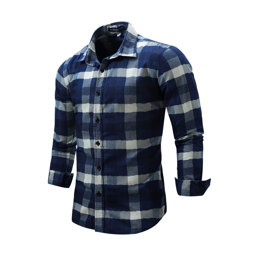 Fredd Marshall New Arrival Men's Shirt Fashion Denim Shirts Casual ...