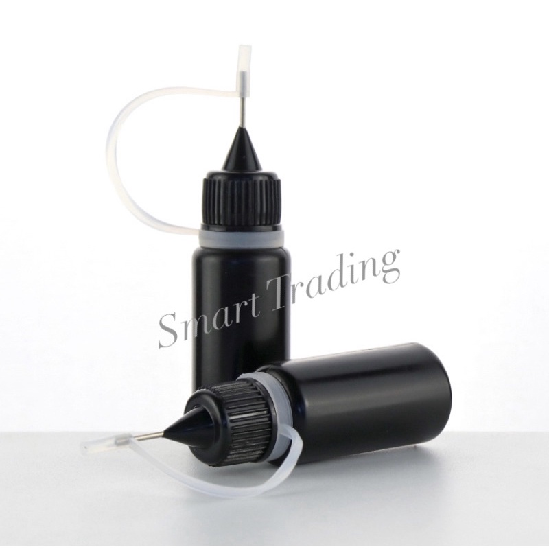 10ml Full Black Bottle with Needle / Drip Tip Refill Bottle / Liquid ...