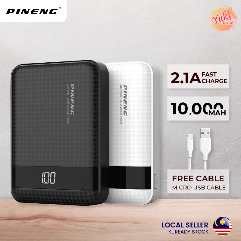 Original Pineng Powerbank PN965 10000mAh Small Size PN 965 PN710 PN ...