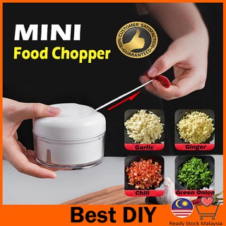 Manual Mini Pull String Design Mincer Garlic Press Chili Nuts Grinder