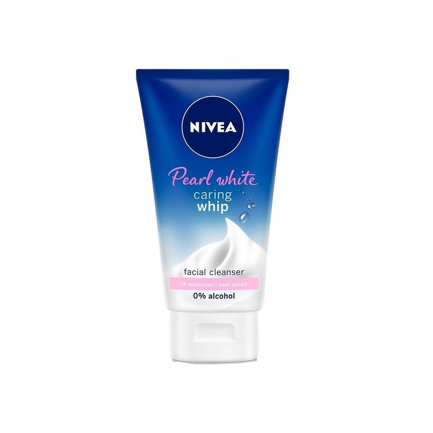 Nivea Pearl White Deep Clean Deep Clay Foam Caring Whip Rosy White