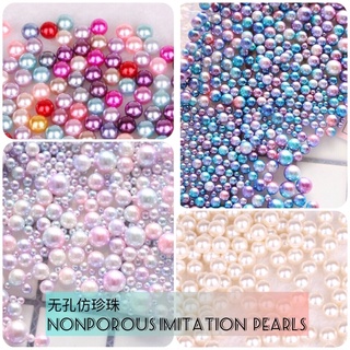 Many Colors ABS Imitation Pearls Round Beads with Holes DIY