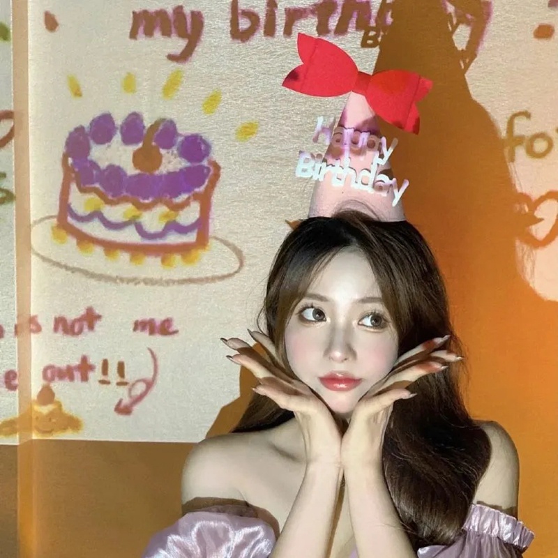 ins Happy Birthday Hat Birthday Crown Creative DIY Crown Hats with Rope ...