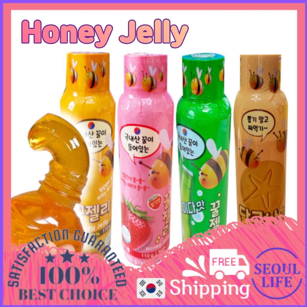 Honey Jelly 110g 4 Flavors ( Original / Strawberry / Sprite / Dalgona