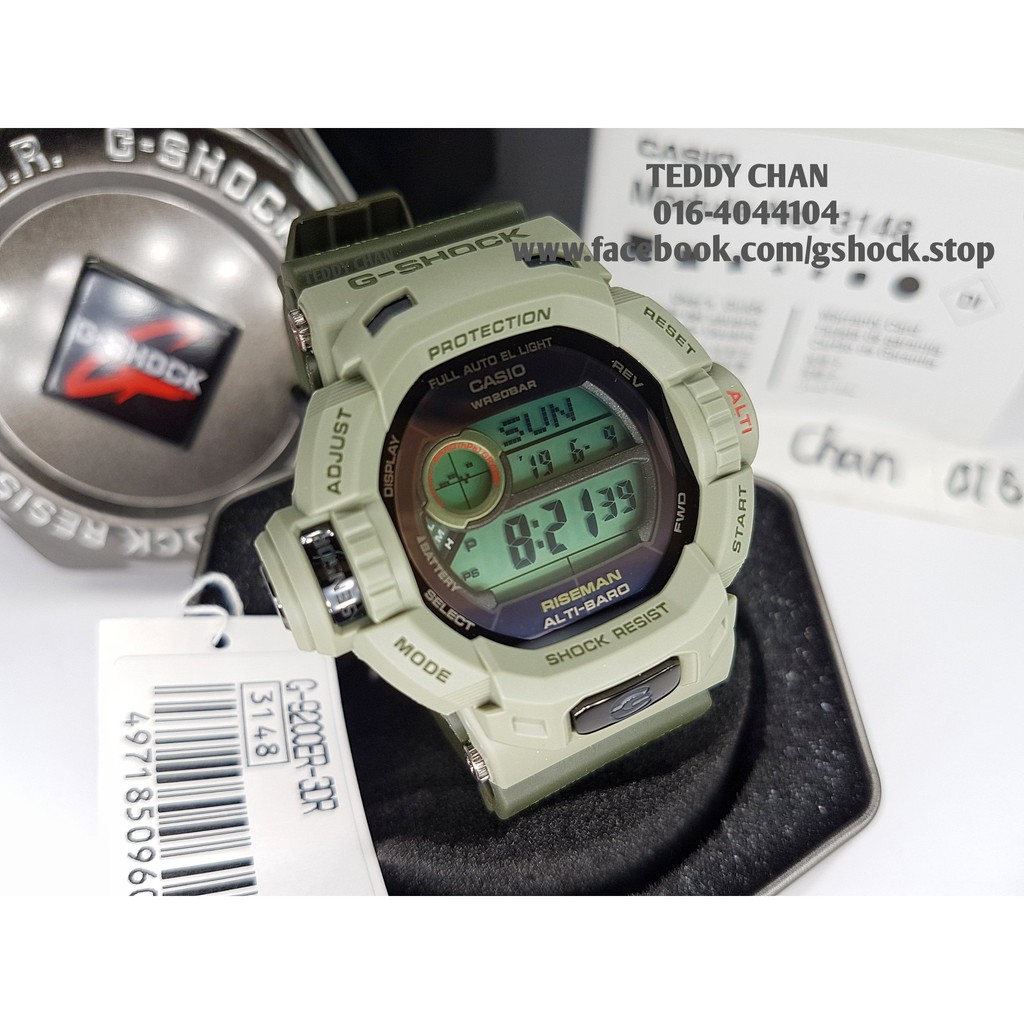 CASIO G-SHOCK G-9200ER-3 WATCH 100% ORIGINAL | Shopee Malaysia