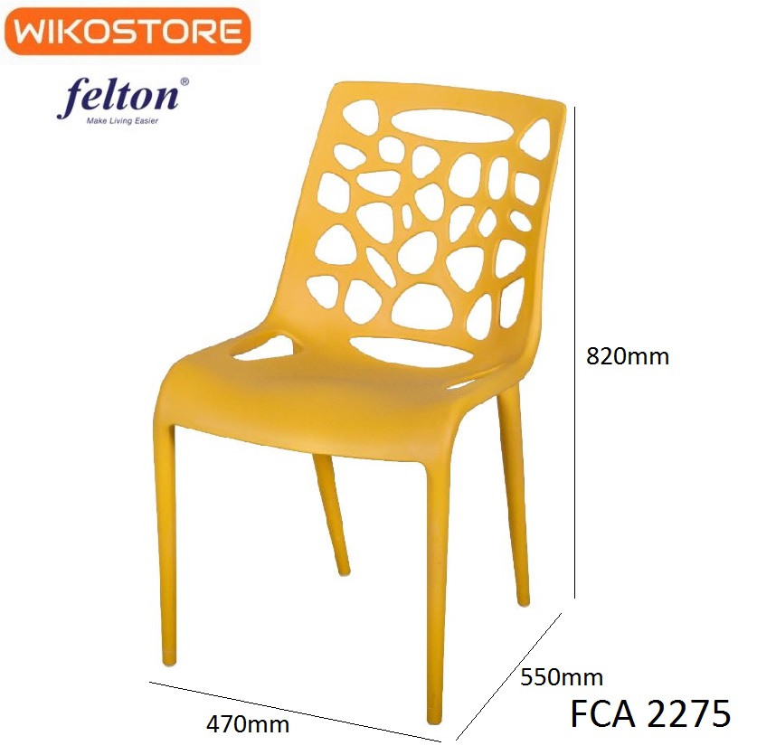 Wikostore Felton FCA2275 Airflow Plastic Chair Shopee Malaysia