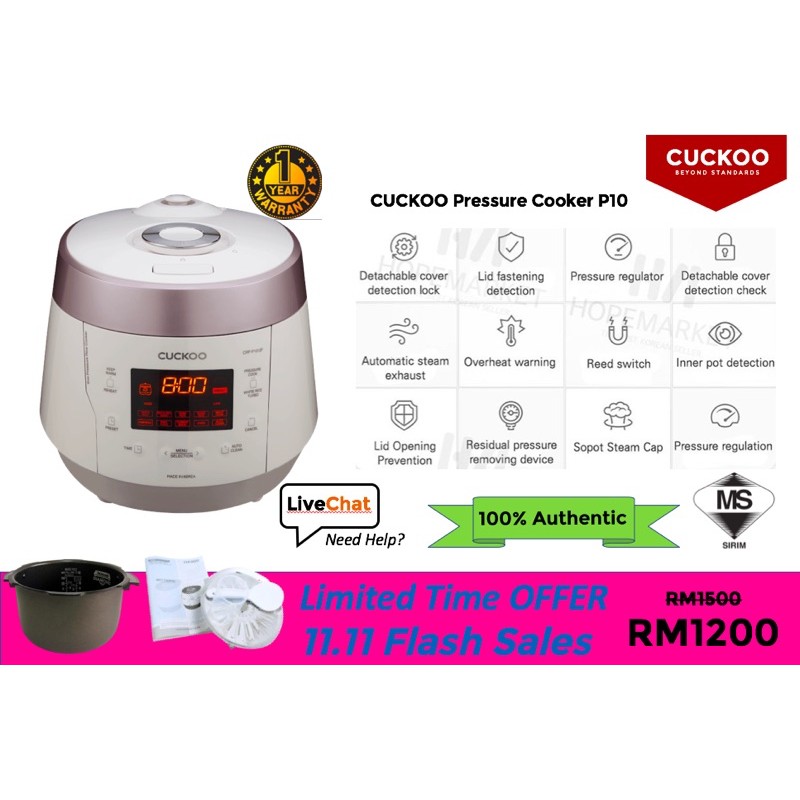 P10 multi best sale cooker cuckoo