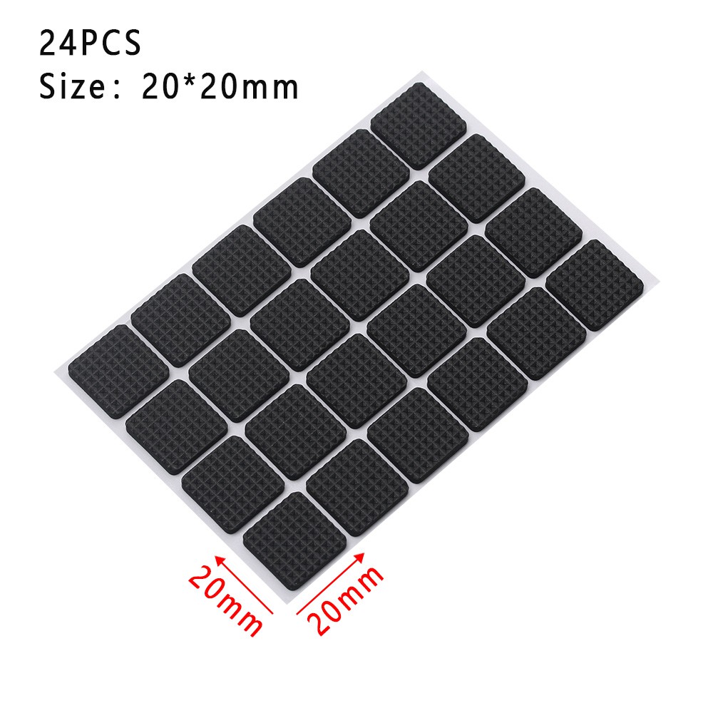TOP 1/2/6/15/24PCS Thickening Antislip Mat Table Floor Protector