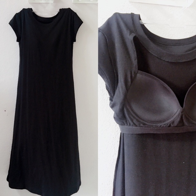 Uniqlo dress 2025 with bra