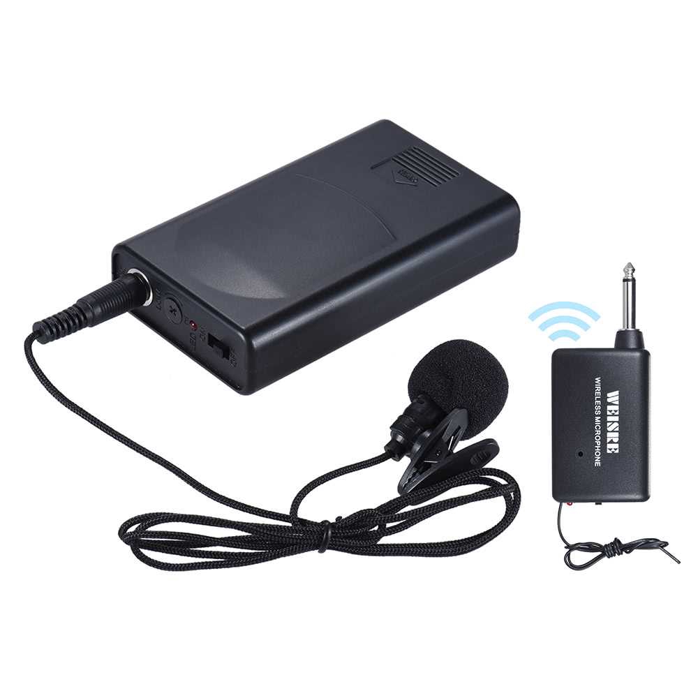 Portable Clip on Wireless Microphone Voice Amplifier for Lecture