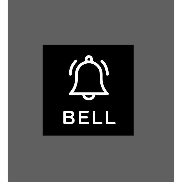 Acrylic Bell Sign/Bell Sign Board/Sign Board/Acrylic Bell Sign | Shopee ...