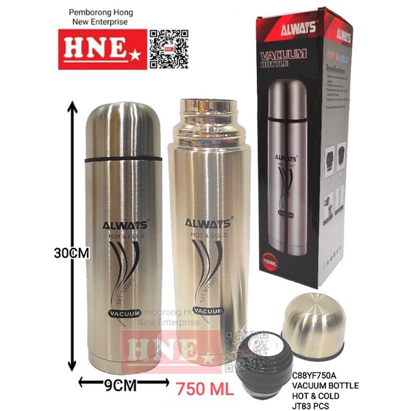 320/420ml Pocket Thermos Hot Water Bottle 304 Stainless Steel