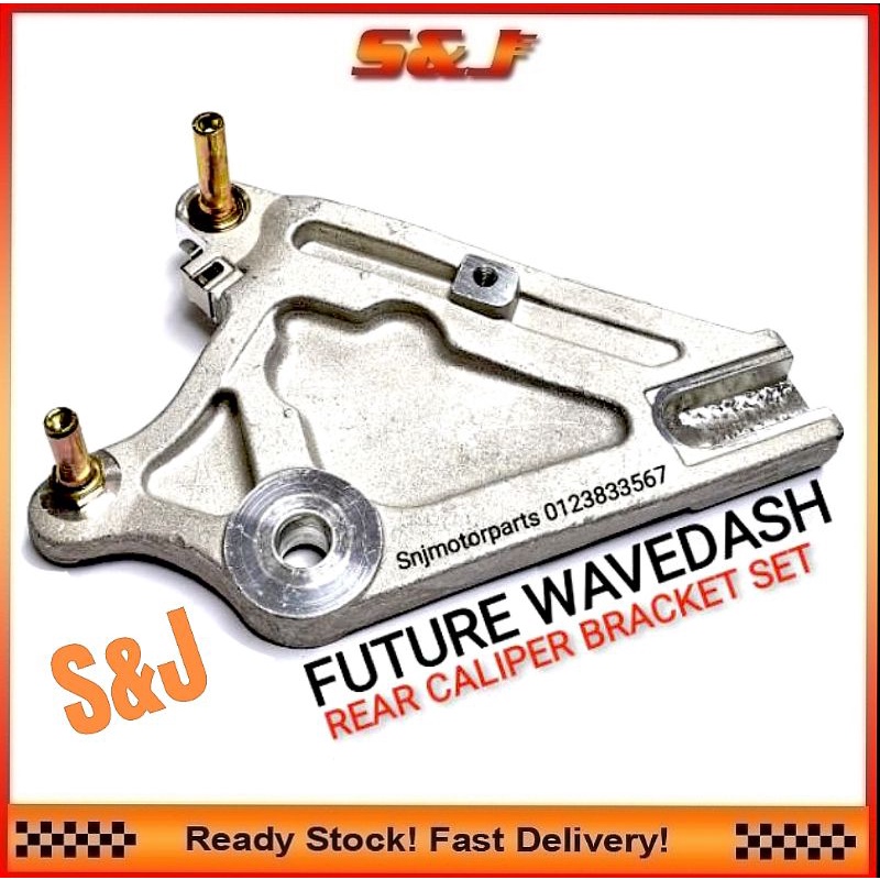 FUTURE WAVEDASH DASH2FI REAR CALIPER BRACKET SET WITH PIN SET Shopee