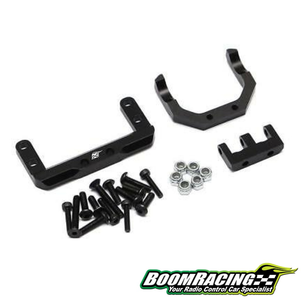Boom Racing BR955026BK AR44 Axle Servo Mount Conversion Kit w/ 4Link