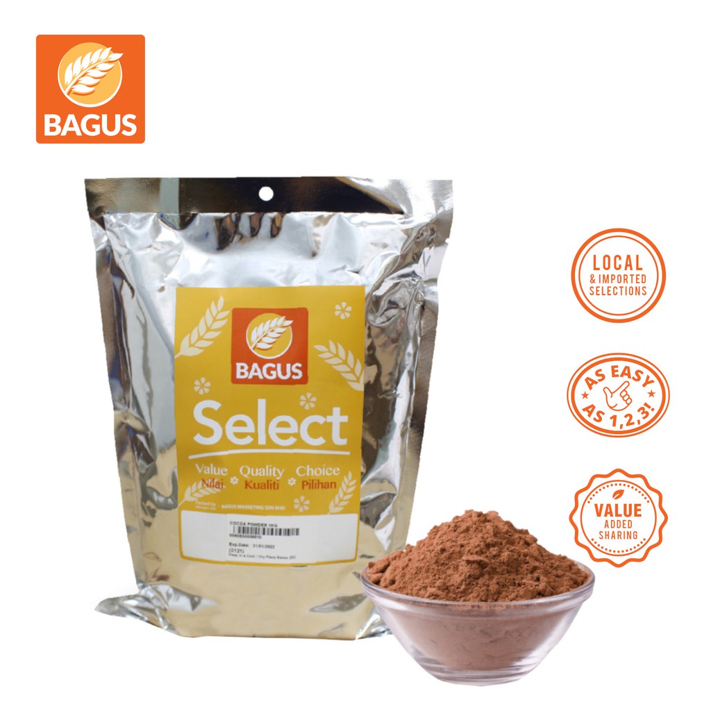 Bagus Select Cocoa Powder 1KG Shopee Malaysia
