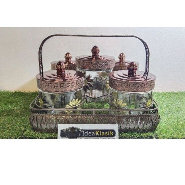 Bekas Kuih Raya With metal Rack 6Pcs | Shopee Malaysia