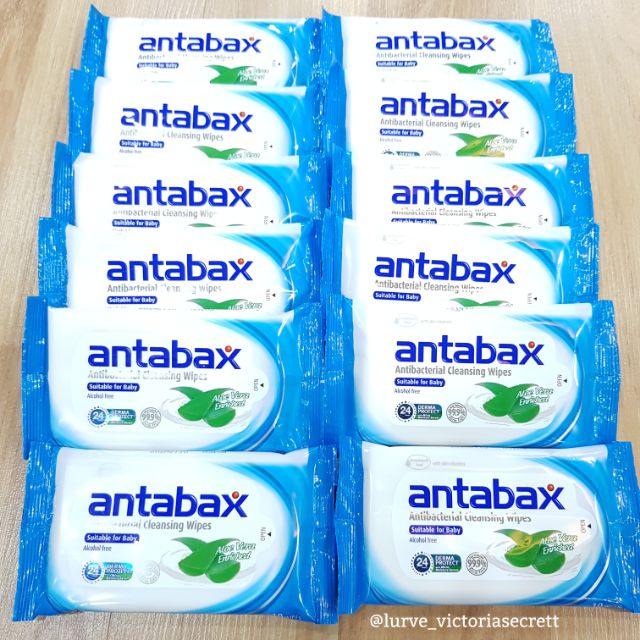 Antabax Antibacterial Cleansing Wipes 10s Shopee Malaysia