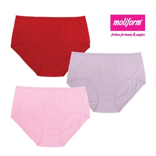 Moliform Spandex Cotton Maxi Full Panties Pack Of 3 - 8223