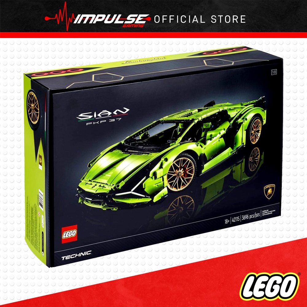 Lime green best sale lamborghini lego