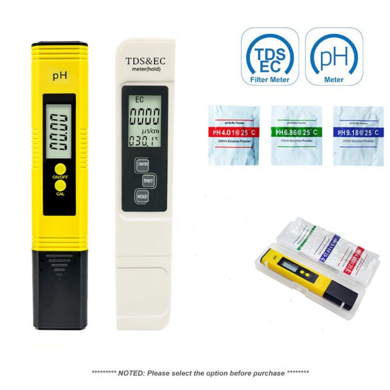 Portable Ph Meter Water Digital Lcd Water Soil Purity Tds EC Meter Baja Ab Tester Aquarium Tanah Test Kit Temperature Shopee Malaysia