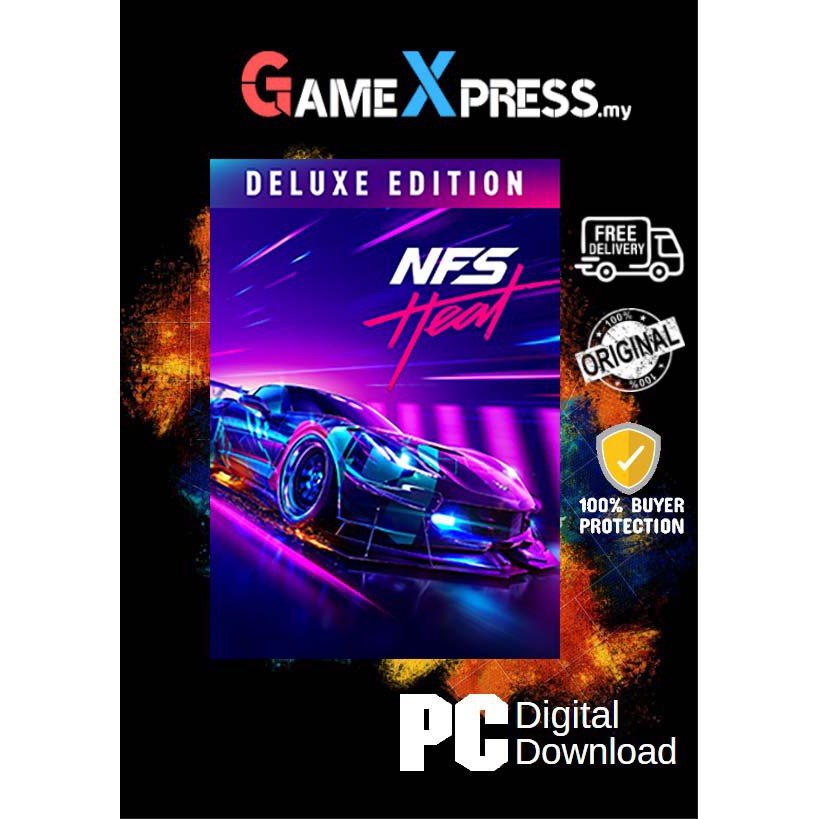 Need For Speed Heat Deluxe Edition Pc Game Origin Platform Shopee Malaysia