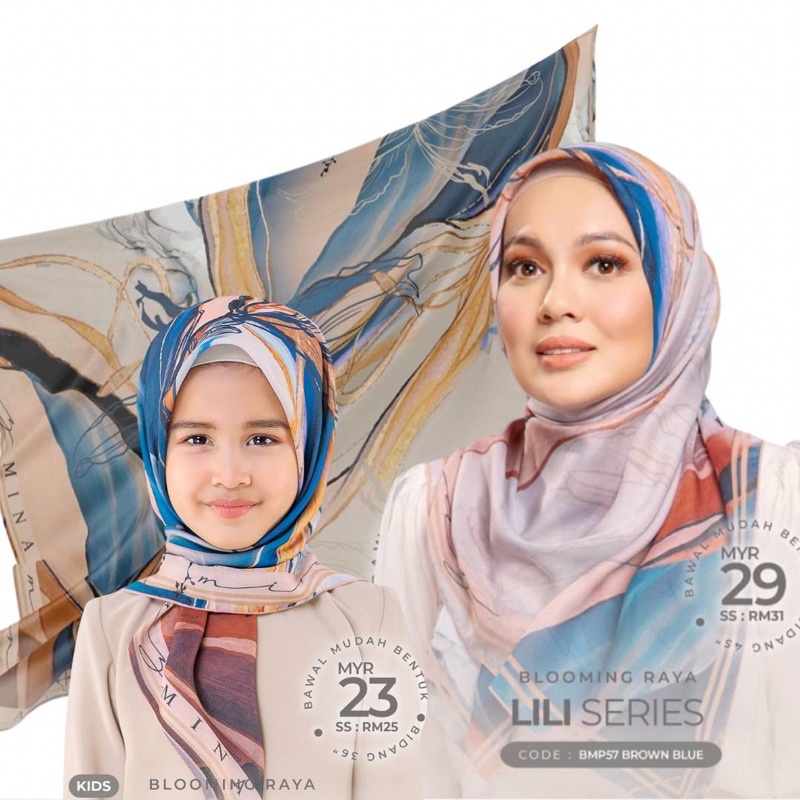 TUDUNG MINAZ HIJAB BLOOMING RAYA 2022 BLOSSOM READYSTOCK WITH FREE GIFT ...