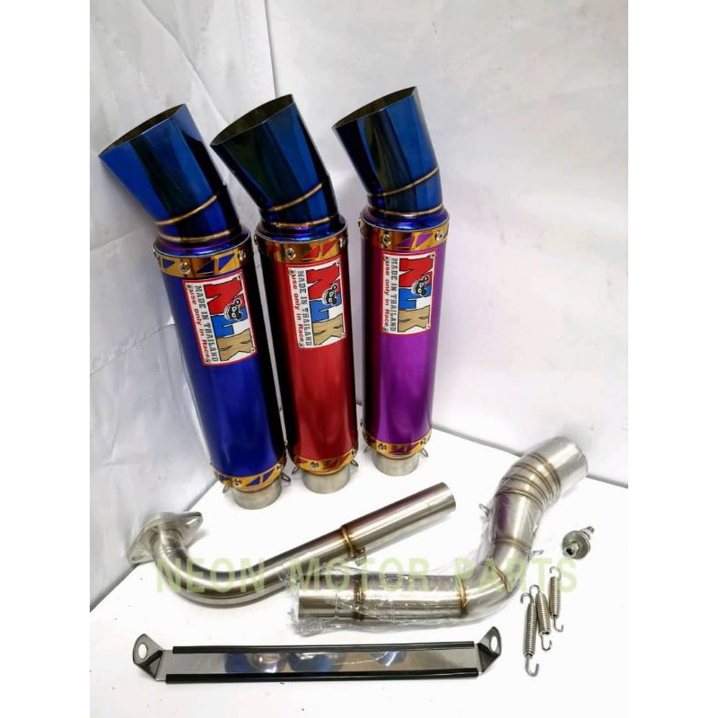 Srl115 Fi Lagenda115 Fi Nlk Exhaust Pipe 28mm Full Set Tembak Bulan Diamond Big Cork 1088