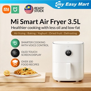 Original Xiaomi Mijia Smart Electric Air Fryer 3.5L OLED Screen Oil-less  Oven Mi Air Frying Pan360°Baking Mijia App Control 220V - AliExpress