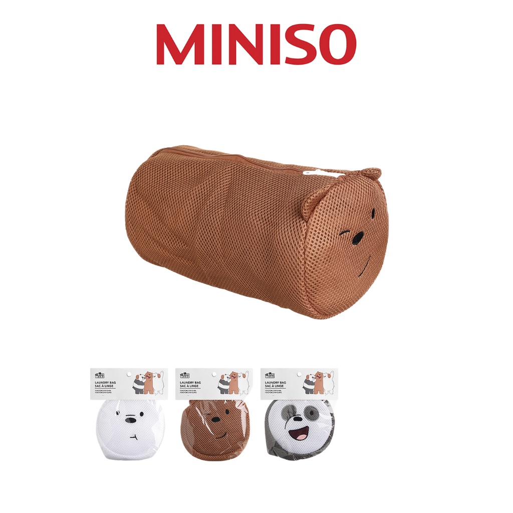 MINISO We Bare Bears Laundry Bag Shopee Malaysia