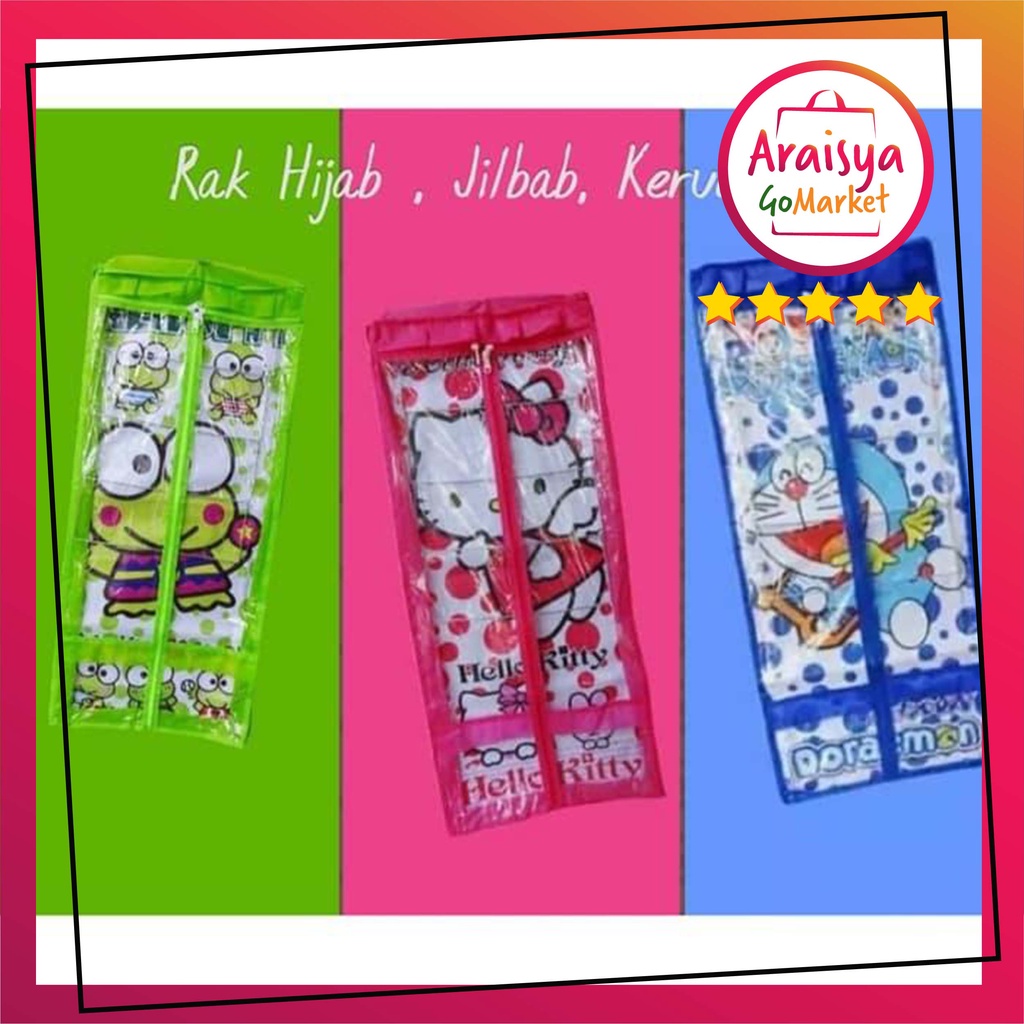 GANTUNGAN Hanging Character Hijab Rack/Hijab Rack/Hijab Holder ...