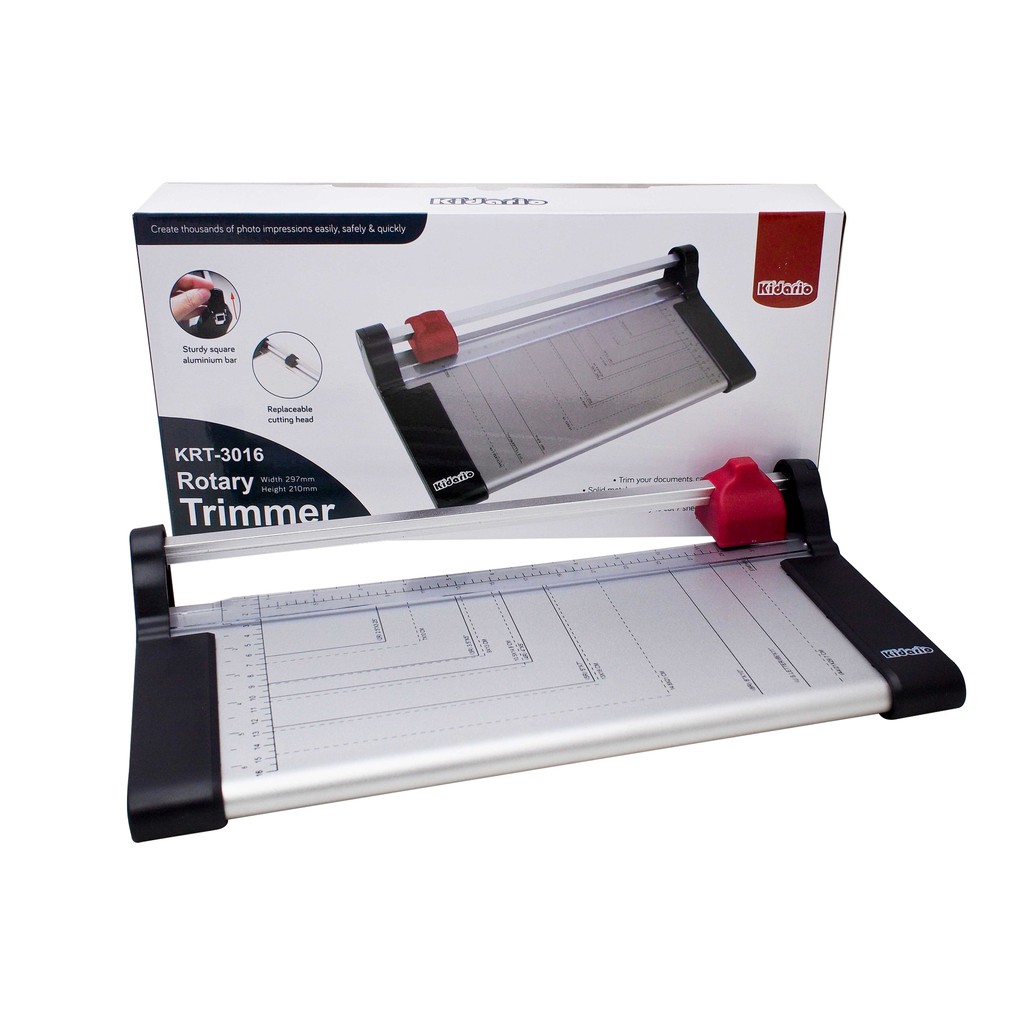 Kidario Rotary Trimmer / Paper Cutter A4 Size / 297x210mm (KRT03016