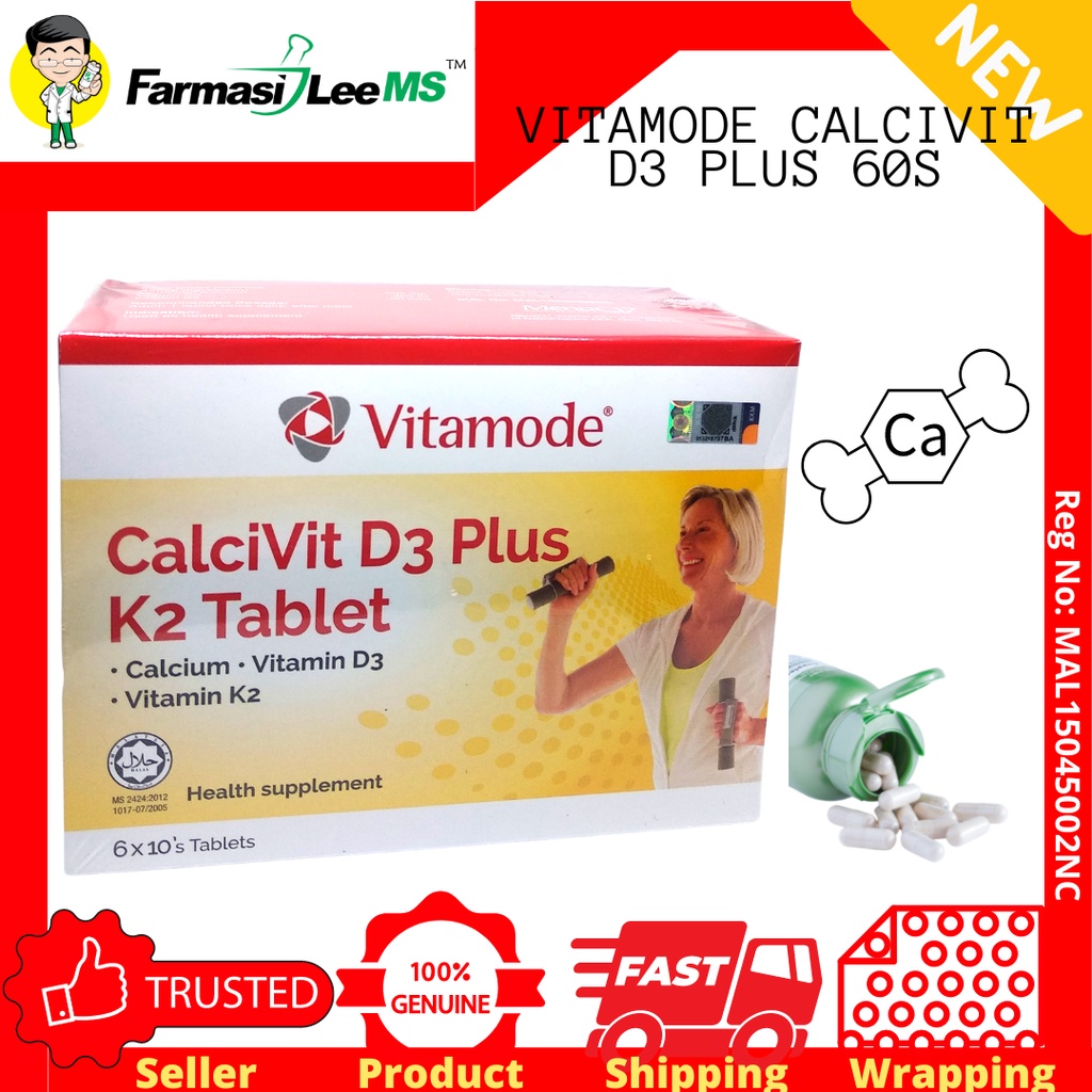 VITAMODE CALCIVIT D3 PLUS K2 60S (EXP 03/2025) Shopee Malaysia