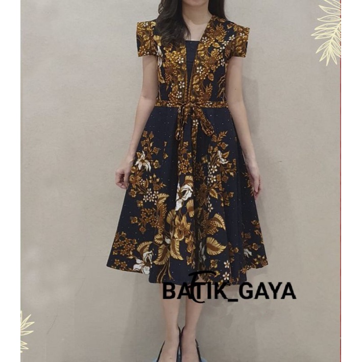 Dress batik premium best sale