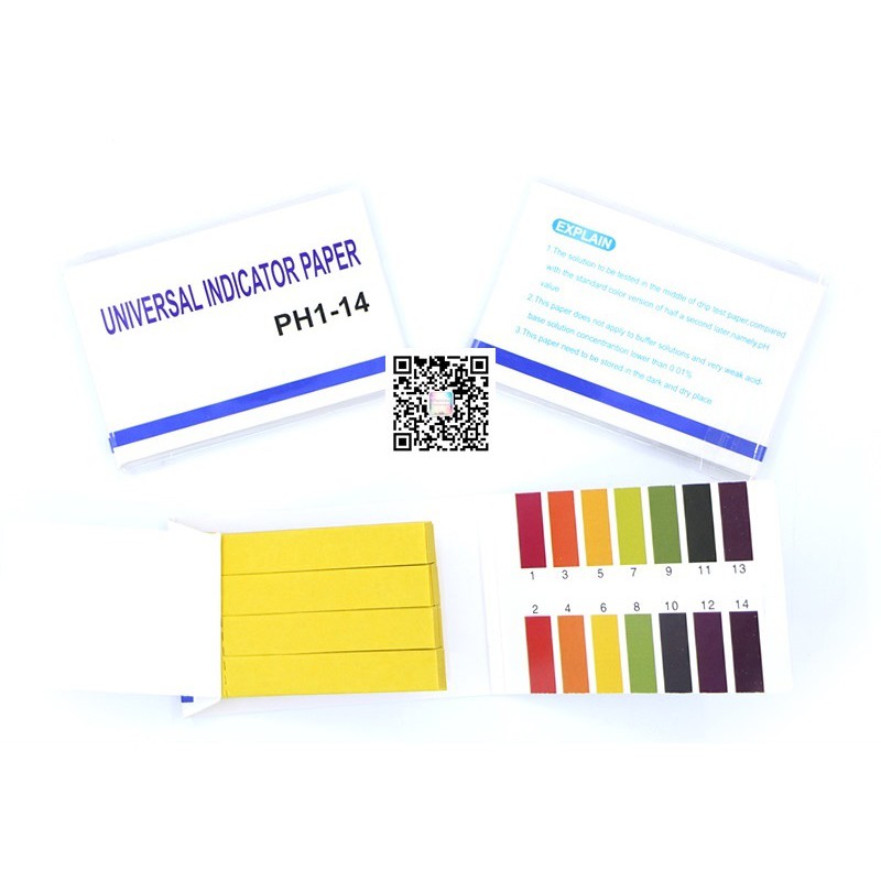 Ph Universal Indicator (acidic   Alkaline) Test Paper Strips (1 Book 