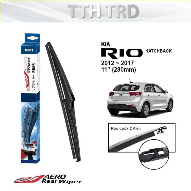 Kia Rio Hatchback 2012 - 2017 H281 AERO Rear Wiper 11
