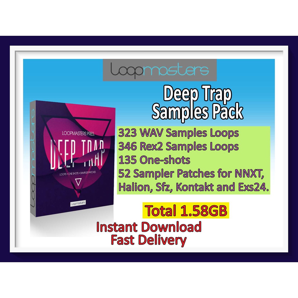 Loopmasters Deep Trap Samples Pack Consisted Heavy Bass, Haunting ...