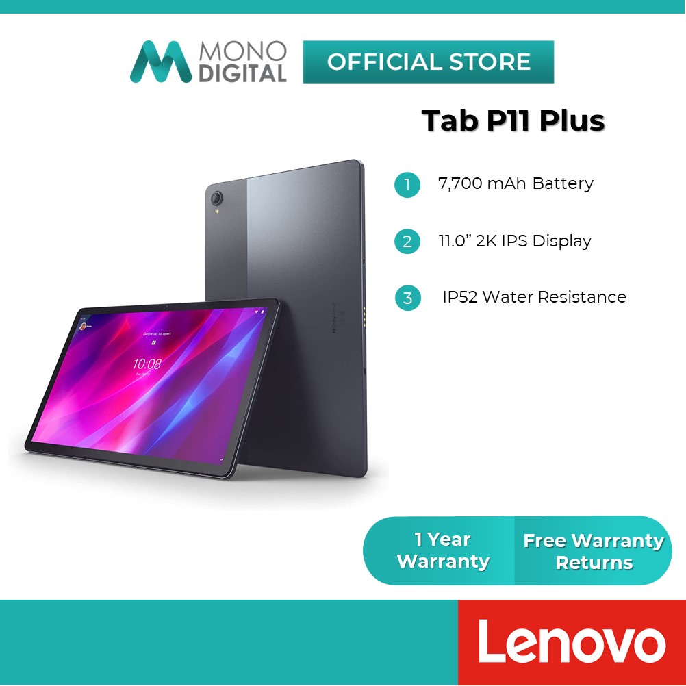 Lenovo Tab P11 Plus TB-J616X 2K Android Tablet ZA9L0311MY/ZA9L0299MY ...