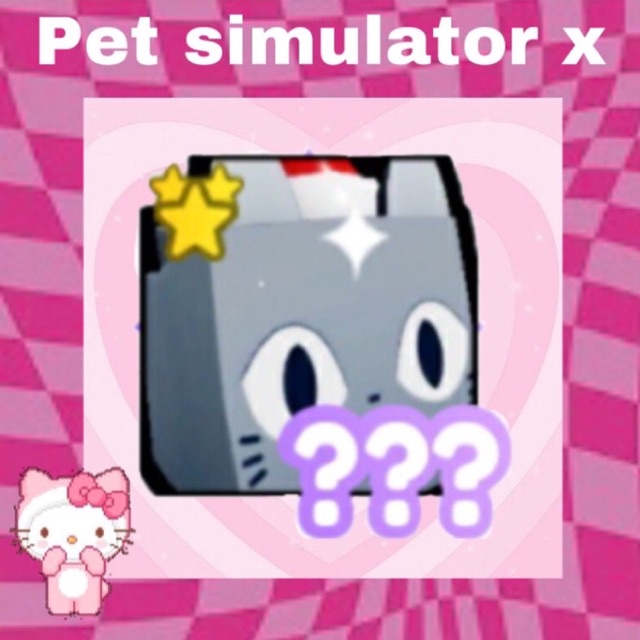 Huge Festive Cat Exclusive Pet Simulator XRoblox Shopee Malaysia