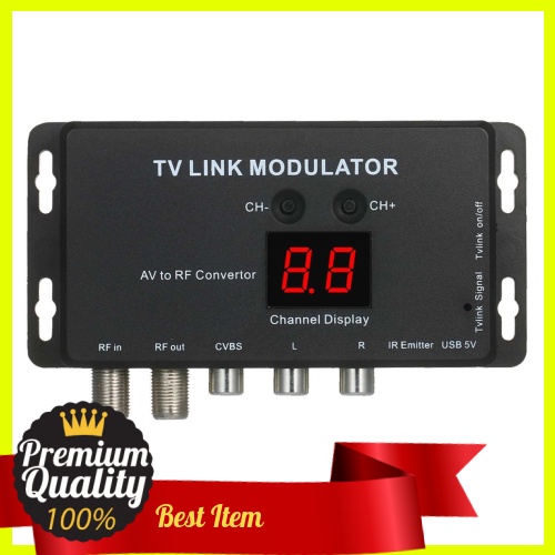 TVLINK Modulator AV to RF Convertor & IR Extender RF Modulator