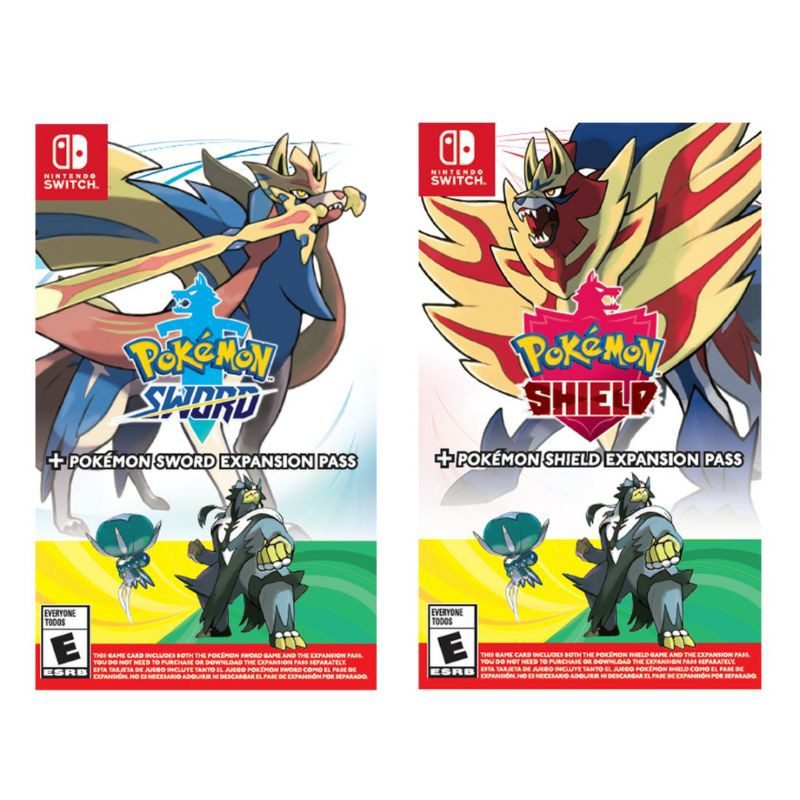 Pokémon Sword/Shield + Expansion Pass Bundle (Nintendo Switch) Unboxing 